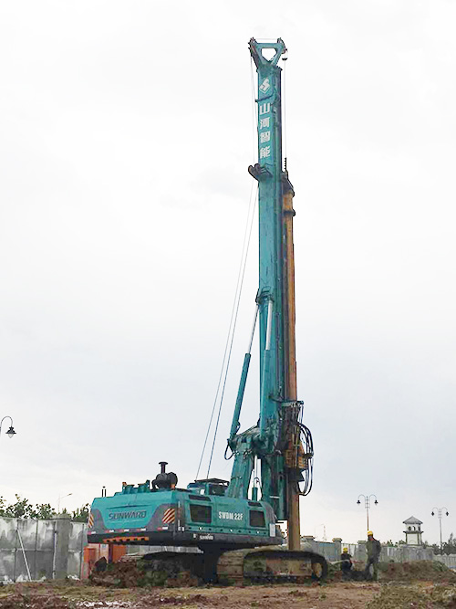 皇家国际智能十台旋挖助力沈阳沉点工程