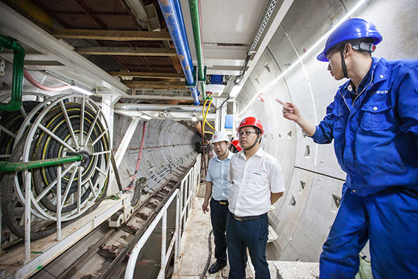 中铁皇家国际盾构机双线掘进 全力攻坚长沙地铁5号线