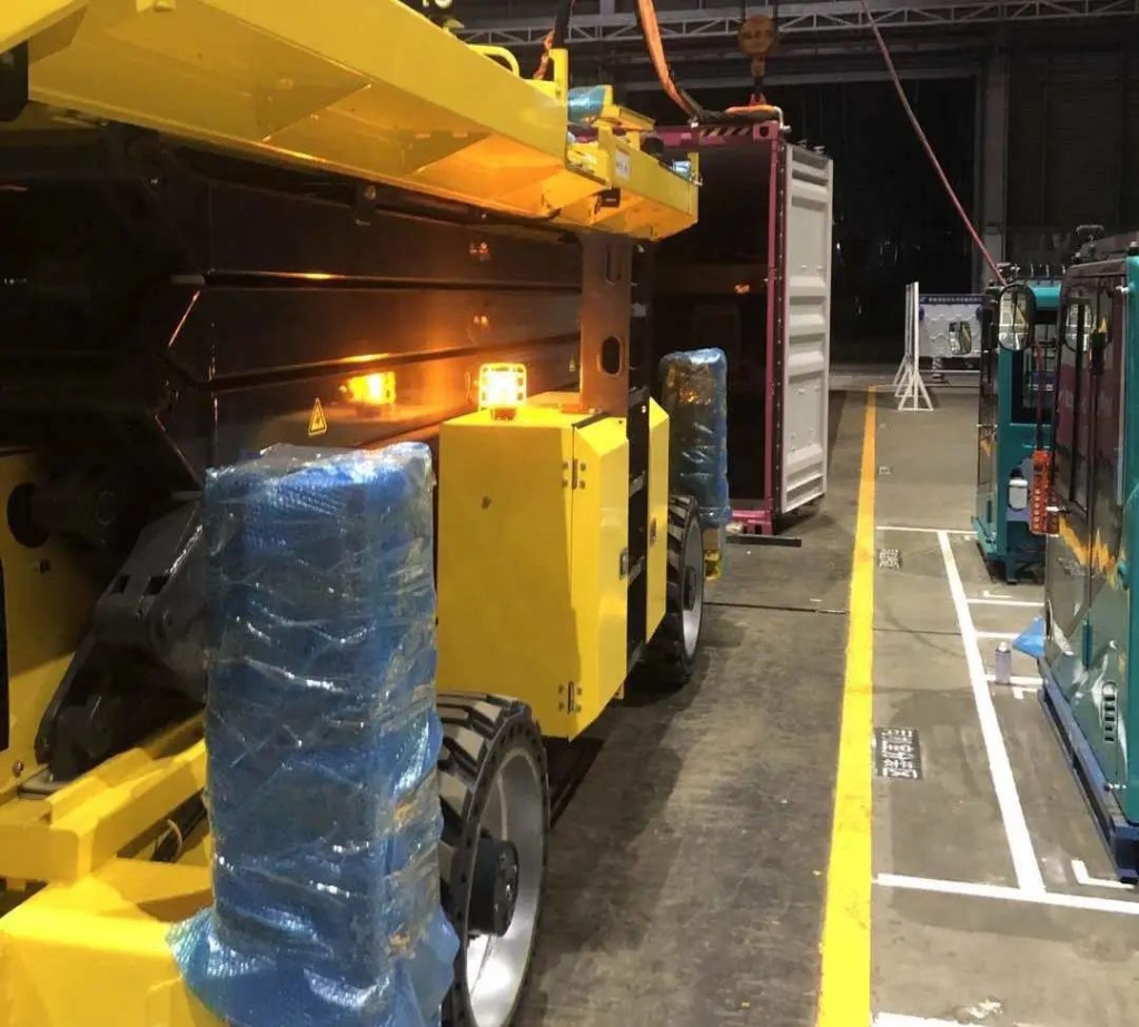 批量发往欧洲，高空作业平台迎来新年开门红