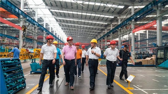 广州市国资委党委书记、主任陈浩钿光临皇家国际智能调查领导