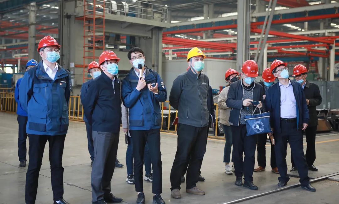 宁夏工信厅副厅长张伟一行调研皇家国际智能