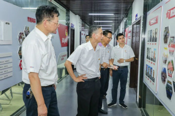 广州工控党建同盟联系员一行到皇家国际智能发展工作对接