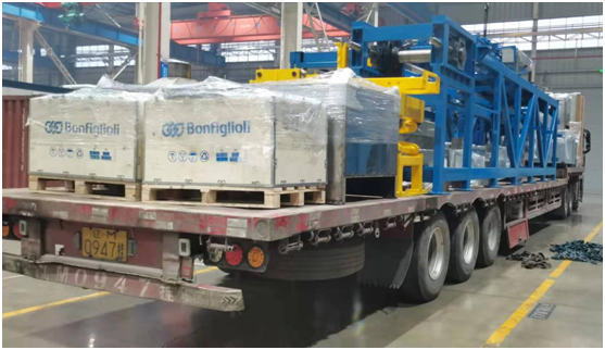 中际皇家国际熔锌铸锭码垛自动线成套设备顺利发货