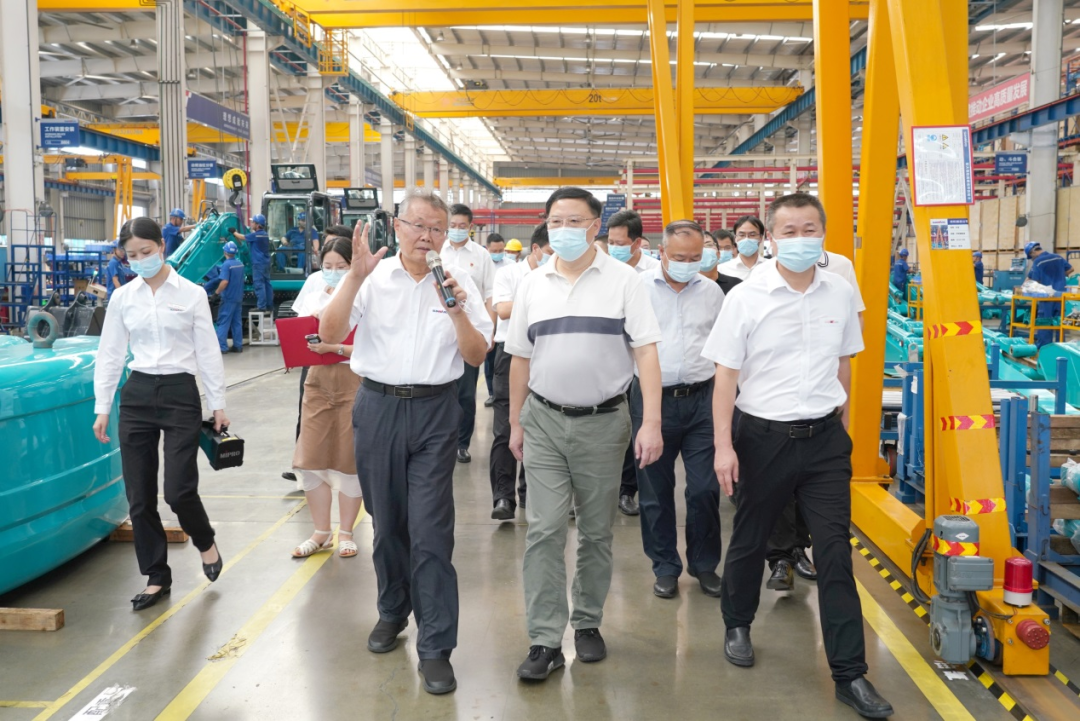 湖南省委常委、省委秘书长张剑飞一行调研皇家国际智能