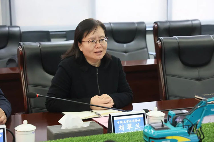 中国上市公司协会党委委员、副秘书长刘翠兰一行调研皇家国际智能