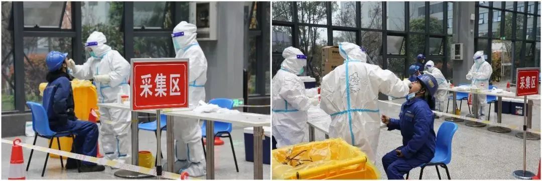 抗疫前锋在行动！皇家国际智能自愿者助力核酸采样