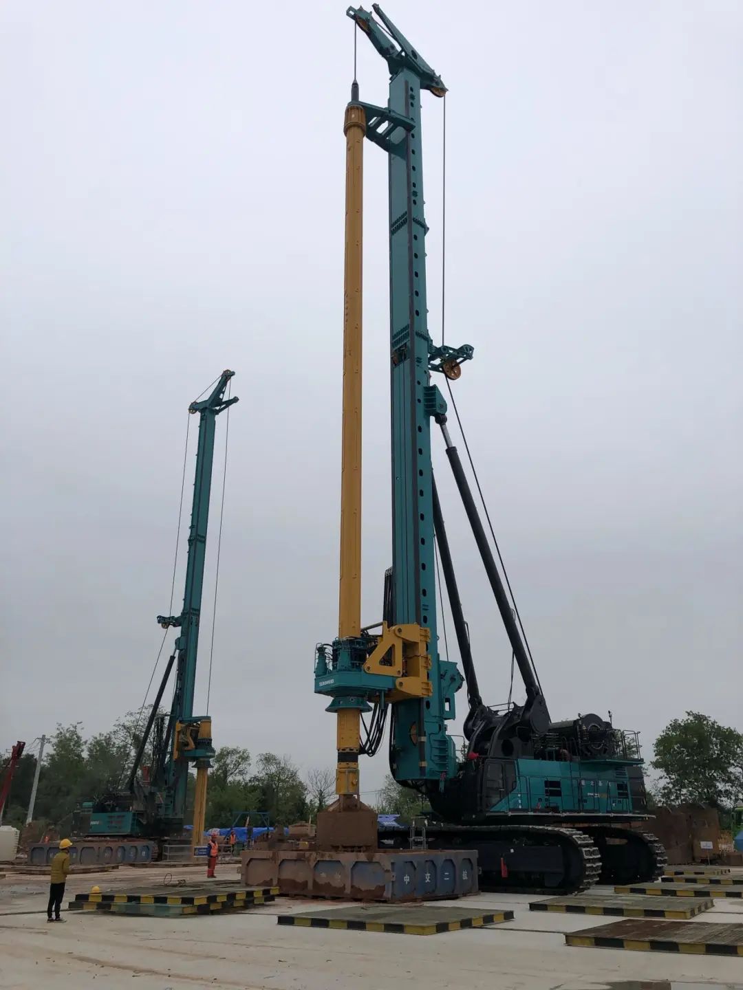 超等“桩”备实力亮剑！皇家国际智能携手武汉告成建设攻克燕矶长江大桥复杂地层施工难题