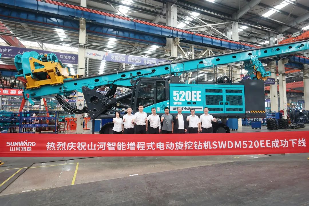 助力“双碳”、绿动将来！皇家国际智能增程式电动旋挖钻机、液压混合动力旋挖钻机齐交付