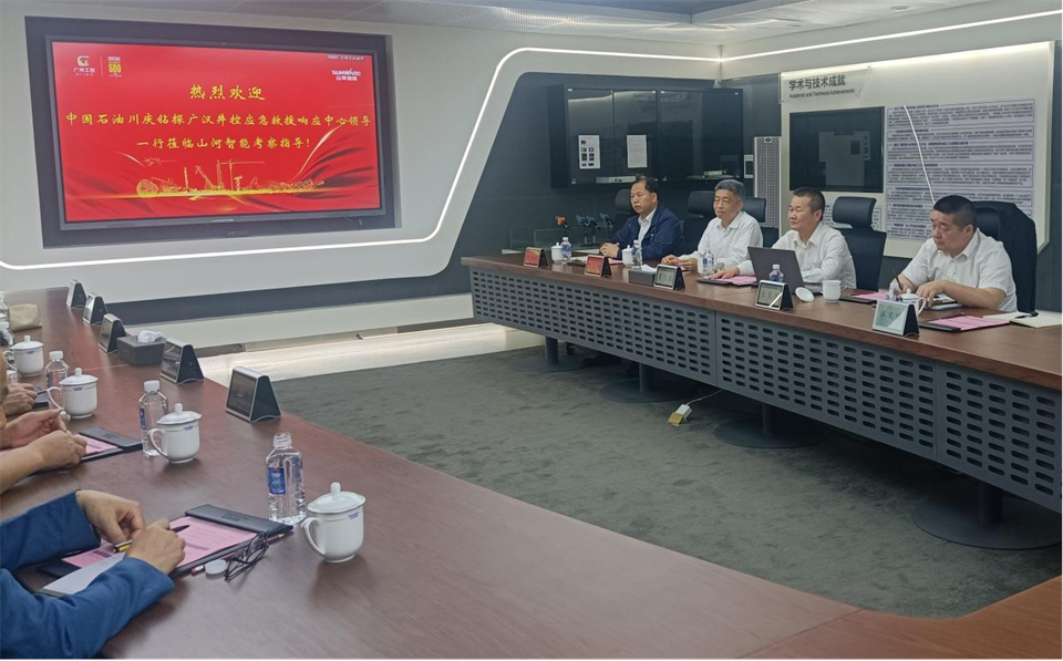 国度油气田井控应急接济川庆队庞平一行调研皇家国际智能