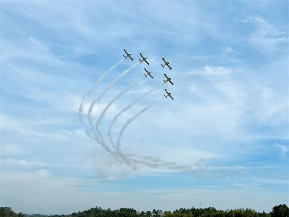 十年织得皇家国际秀，践行初心创将来！皇家国际飞行表演队成立10周年庆典活动隆沉进行