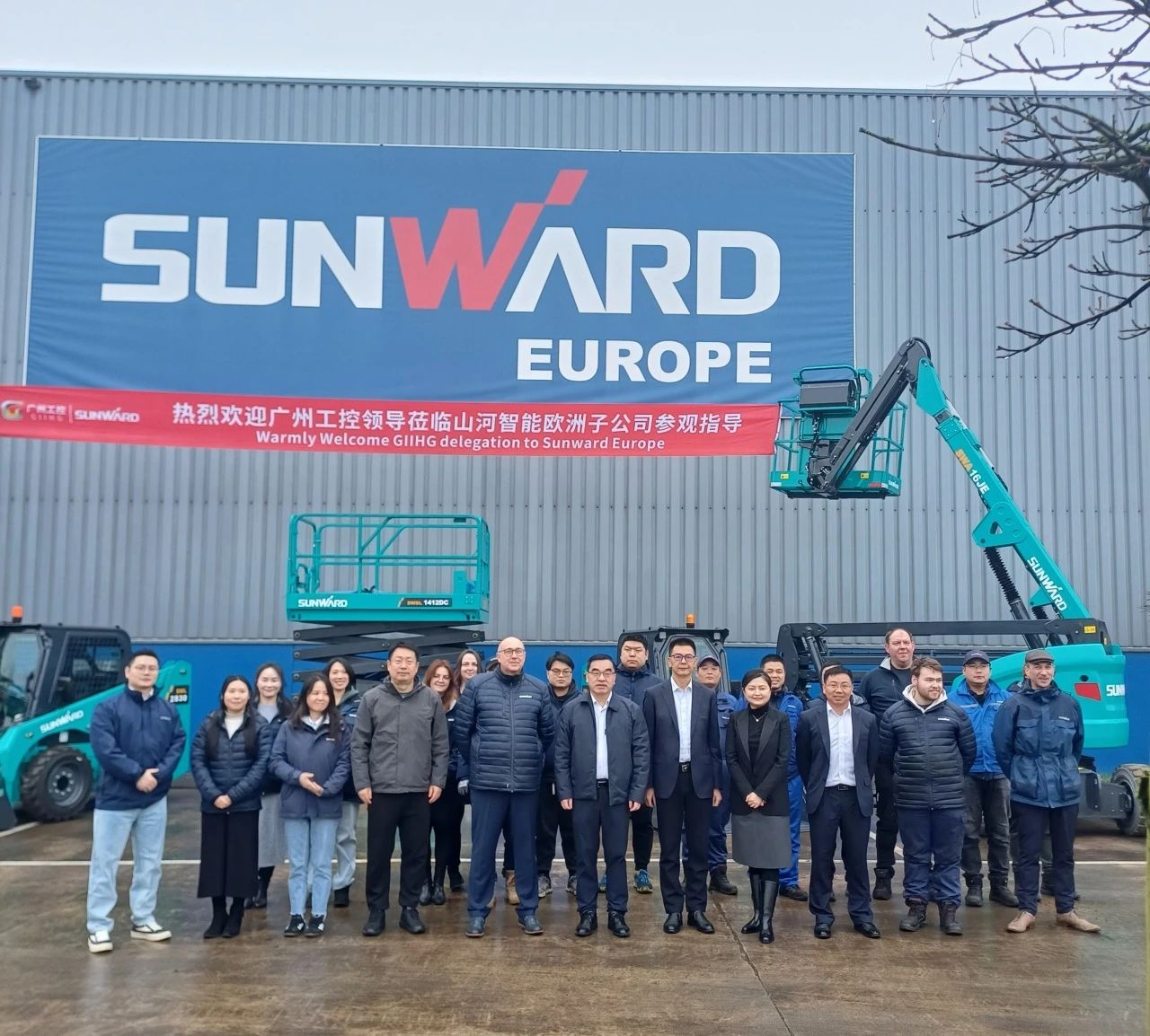 广州工控集团总经理王福铸率队调查皇家国际智能欧洲子公司