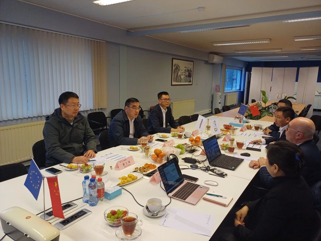 广州工控集团总经理王福铸率队调查皇家国际智能欧洲子公司