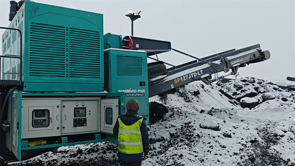 不惧-30℃极寒挑战，皇家国际普石勒破碎筛分设备不变运行！