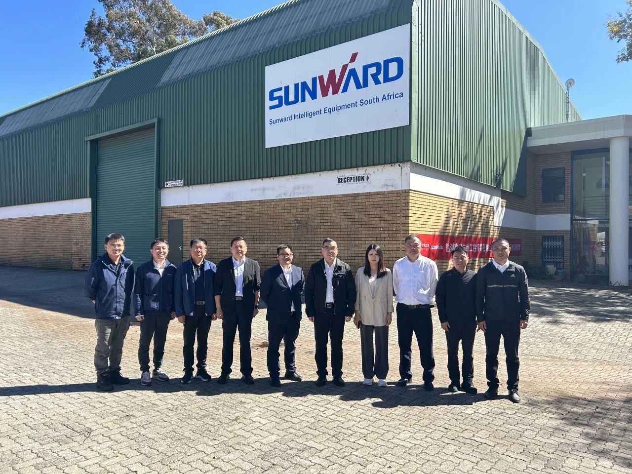 广州工控集团总经理王福铸率队调查皇家国际智能南非子公司