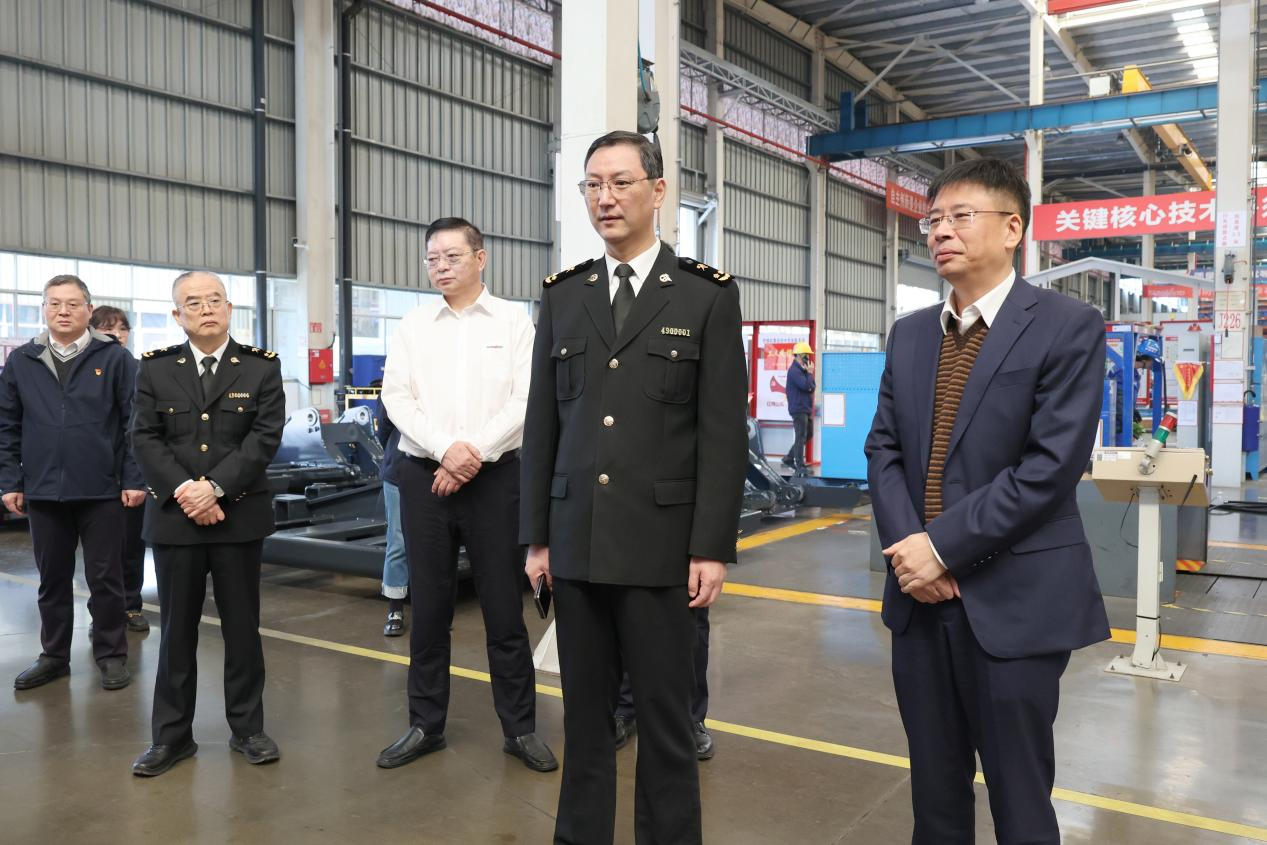 长沙海关关长、党委书记顾炯调研皇家国际智能